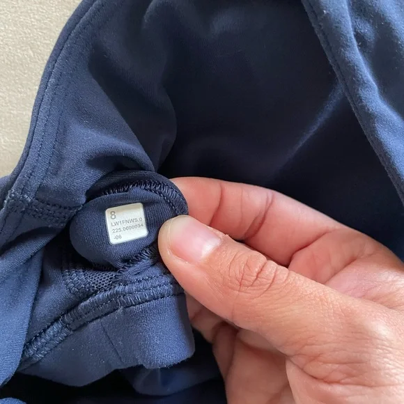 Lululemon Align Notched-Neck Tank Top - Club Blue / White - Picture 6 of 6